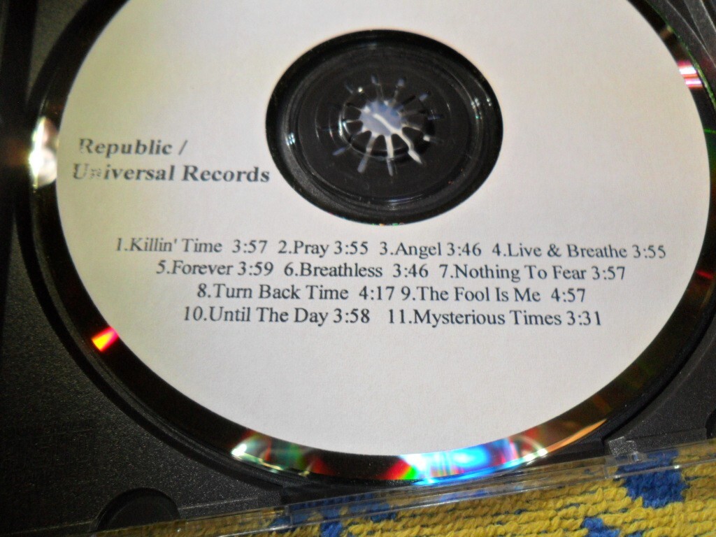 TINA COUSINS - KILLING TIME - 2000 RECORD COMPANY PROMO - PRE-RELEASE CD