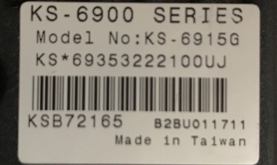 *FOR PARTS* POSIFLEX KS-6915 SERIES POS TERMINAL 1GB RAM NO HDD NO POWER CABLE
