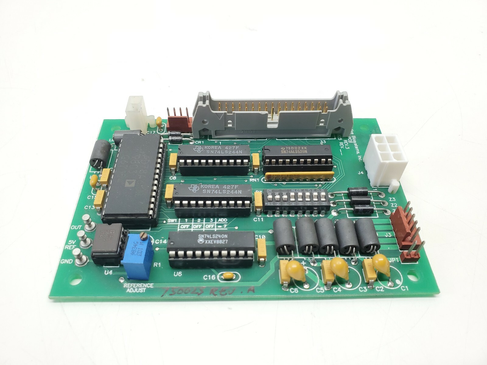 Perseptive Biosystems Voyager 16 Bit DAC PCB 107022 Rev. 3