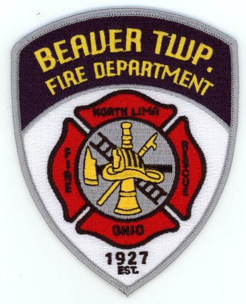 OHIO OH BEAVER TWP FIRE DEPARTMENT NICE SHOULDER PATCH POLICE SHERIFF