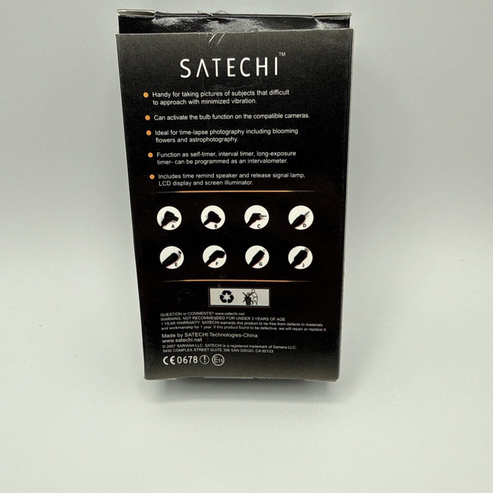 Satechi Multi-Function Timer Remote Control JCC TM Series (canon)