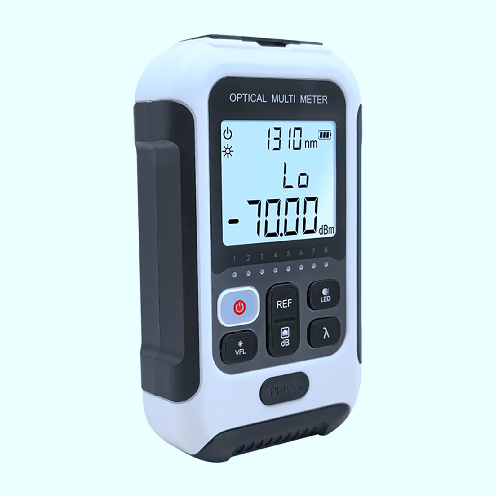 Multifunctional Optical Power Meter Accurate Tester For Engineering White For