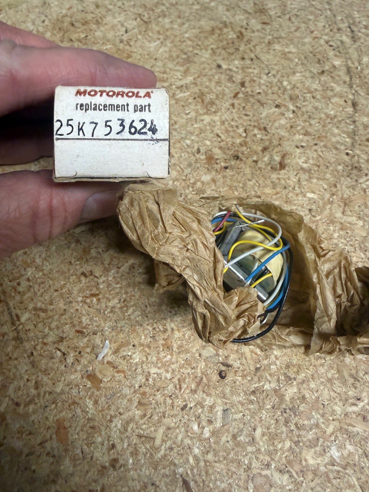 Motorola 25K753624 Replacement Transformer NOS Vintage Motorola Service Part