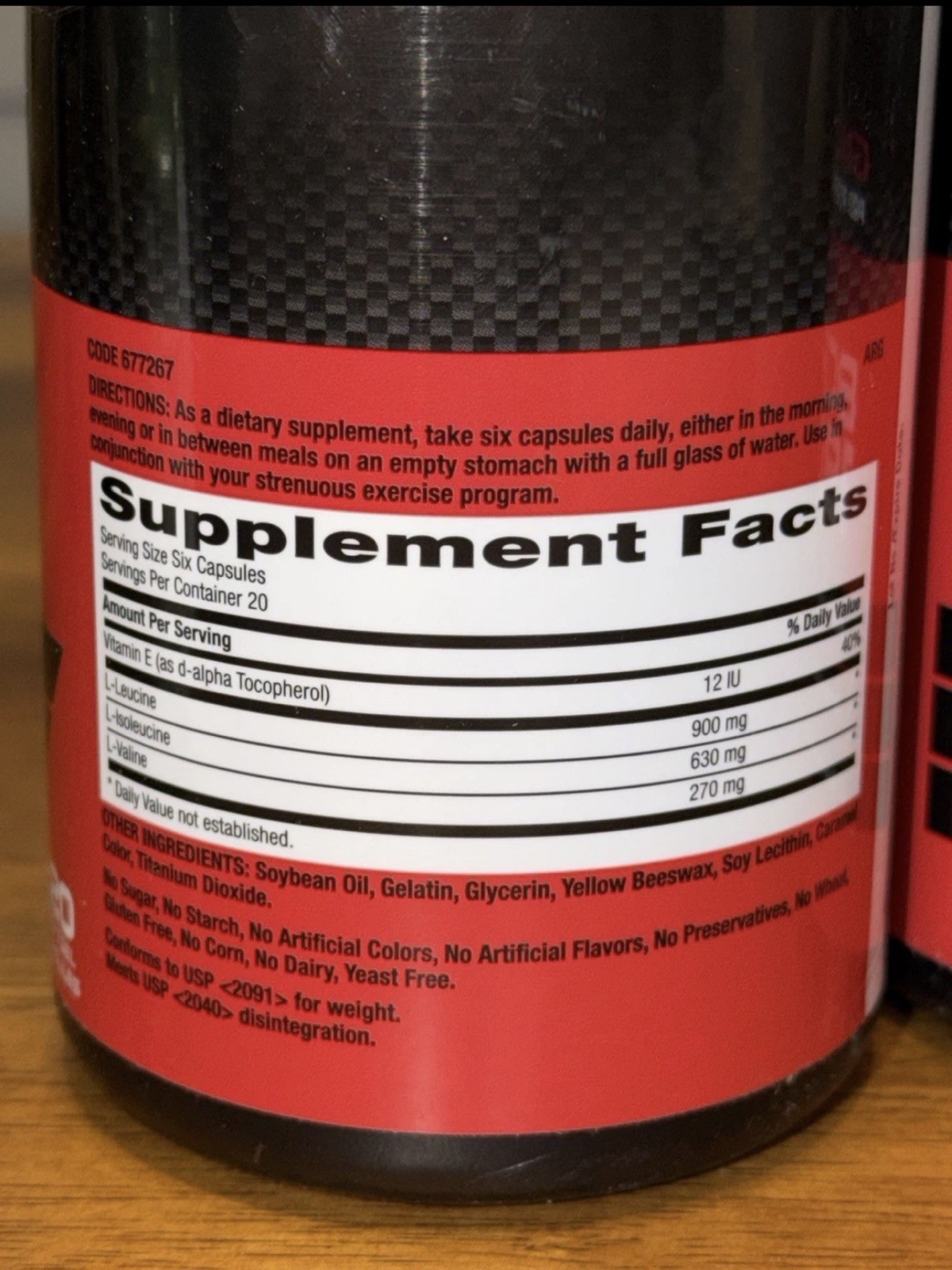 GNC - PRO PERFORMANCE BCAA - 1800mg Amino - 240 Capsules - 40 Serv - Exp: 11/26