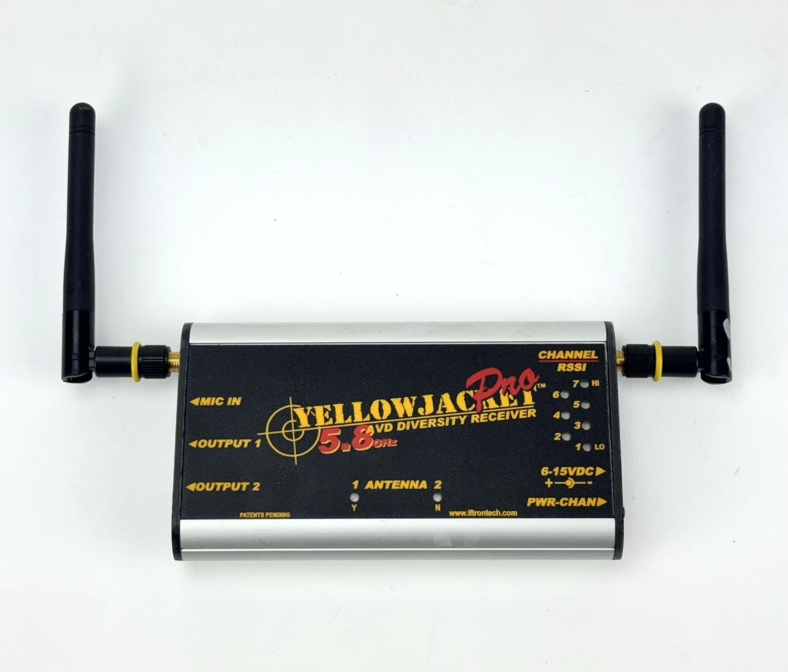 Yellowjacket Pro 5.8GHz AVD Diversity Video Receiver w/ Antennas