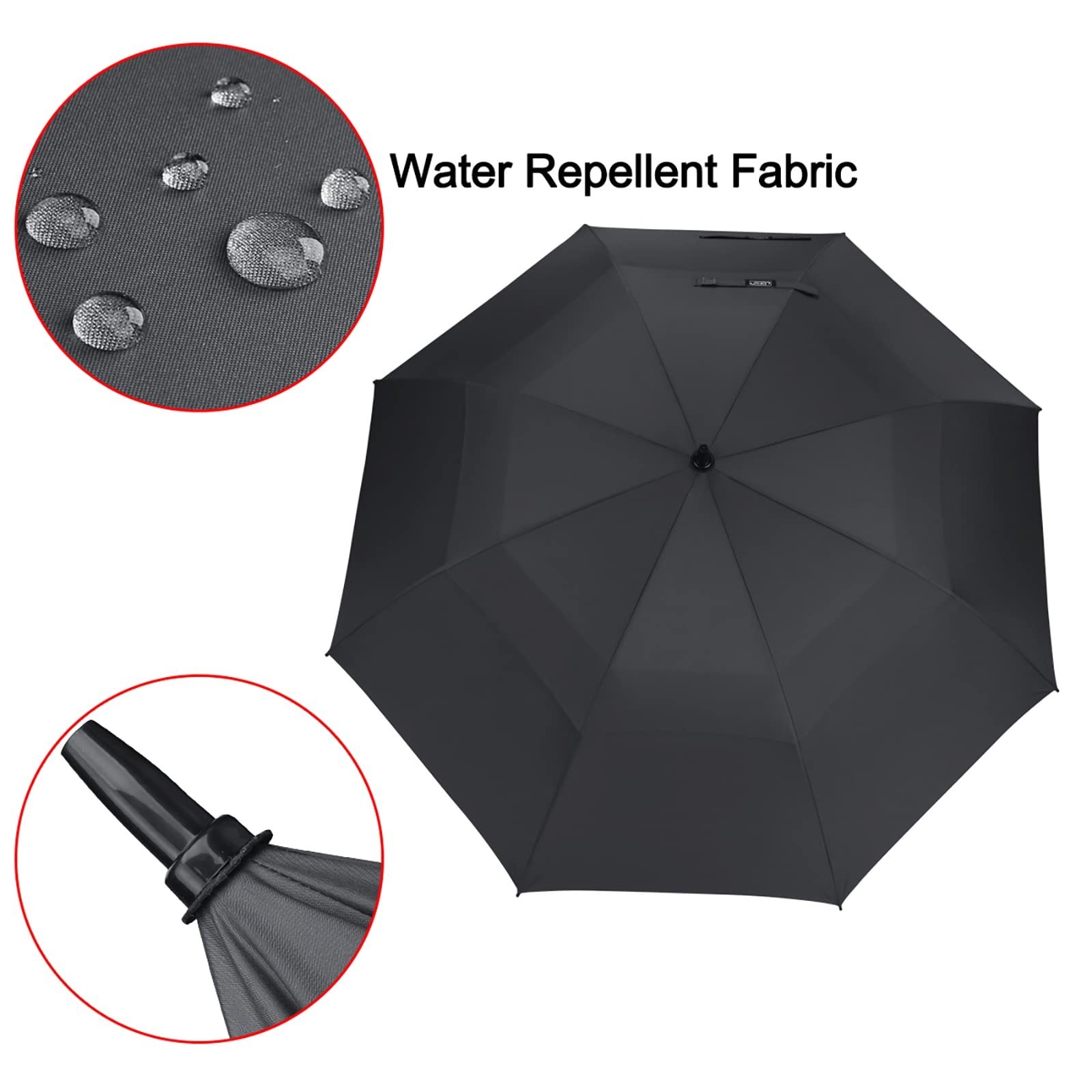 G4Free 62 Inch Automatic Open Golf Umbrella Oversize Extra Large