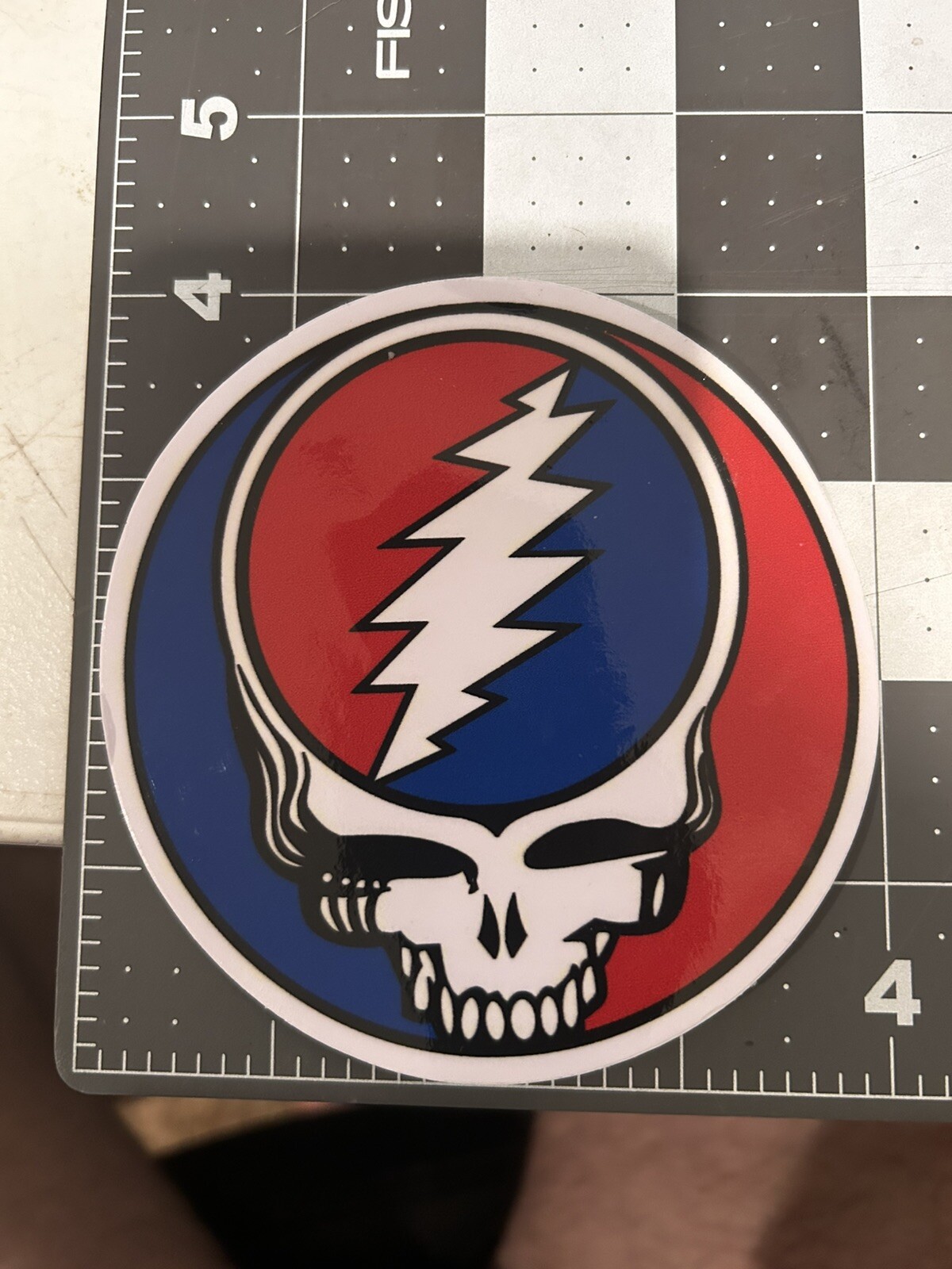 GD Stealie Logo Vinyl 4 Inches Inch Sticker