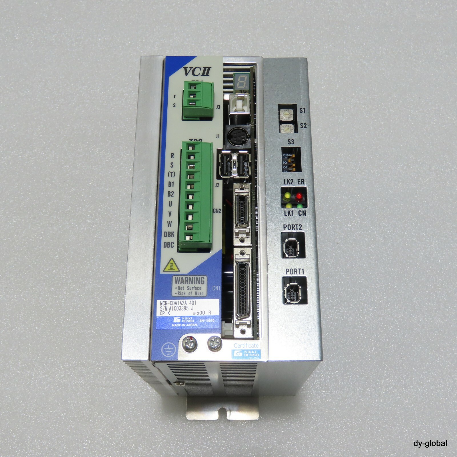 NIKKI DENSO Used NCR-CDA1A2A-401 OP:K #500R AC SERVO DRIVER DRV-I-2789=9D29