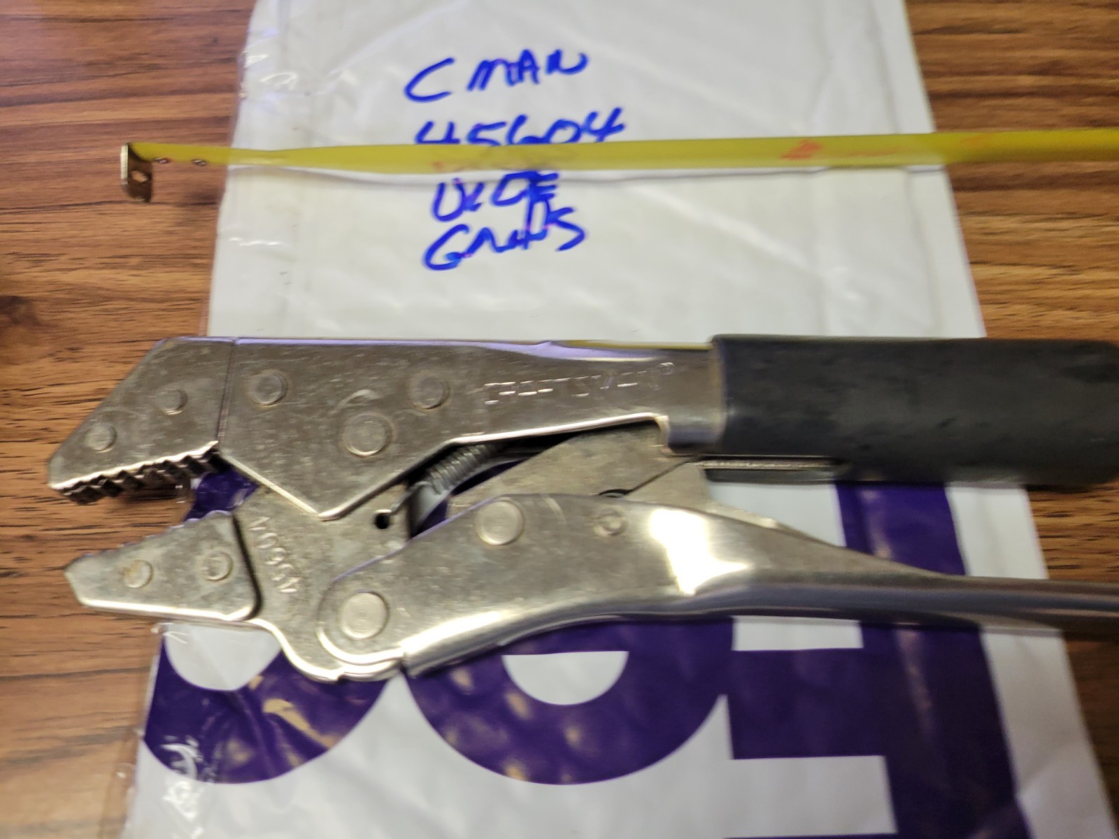 Craftsman 45604 8" Vise Grip Locking Pliers — Nice Shape