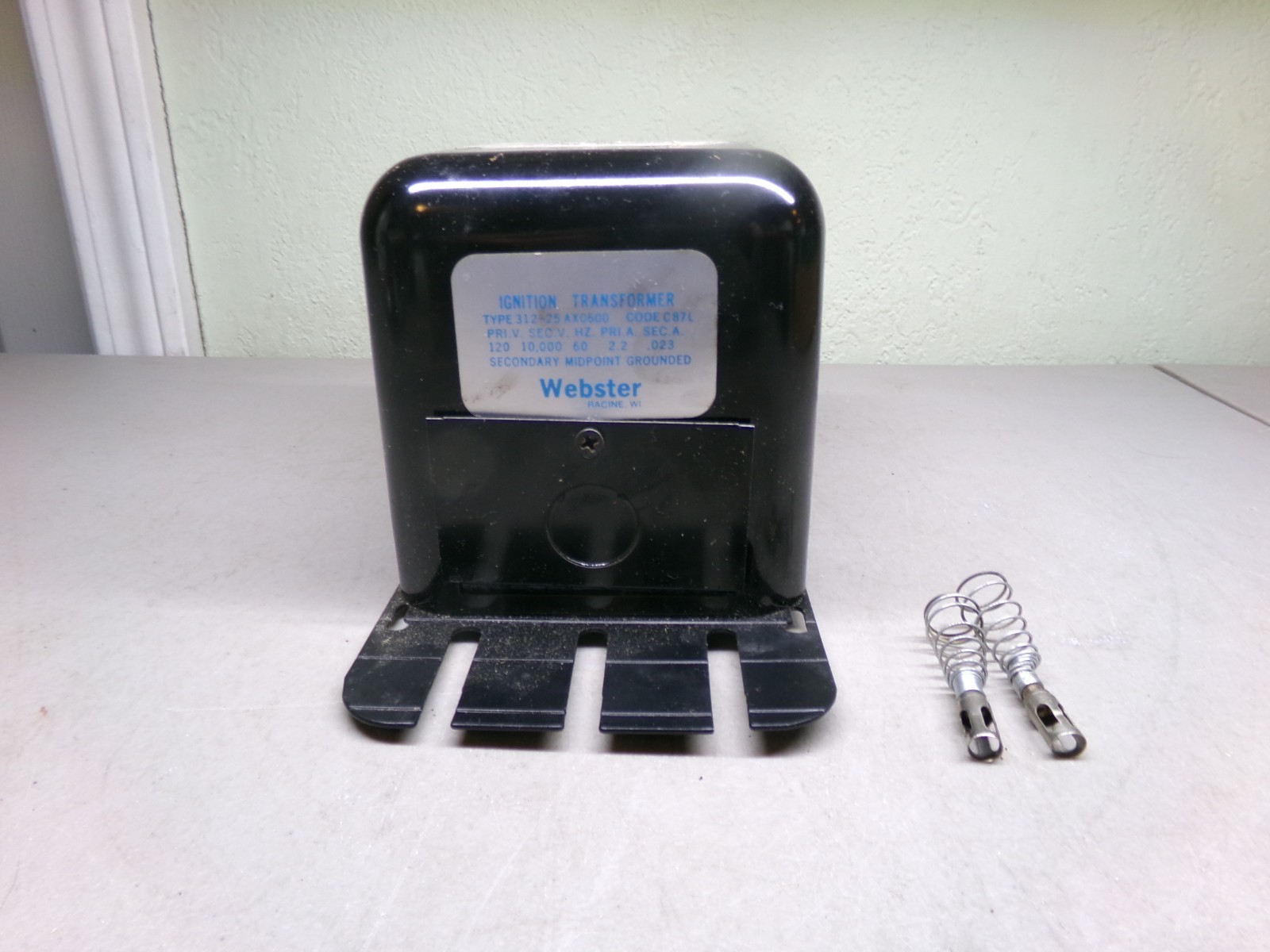 WEBSTER AX0600 IGNITION TRANSFORMER 312-25