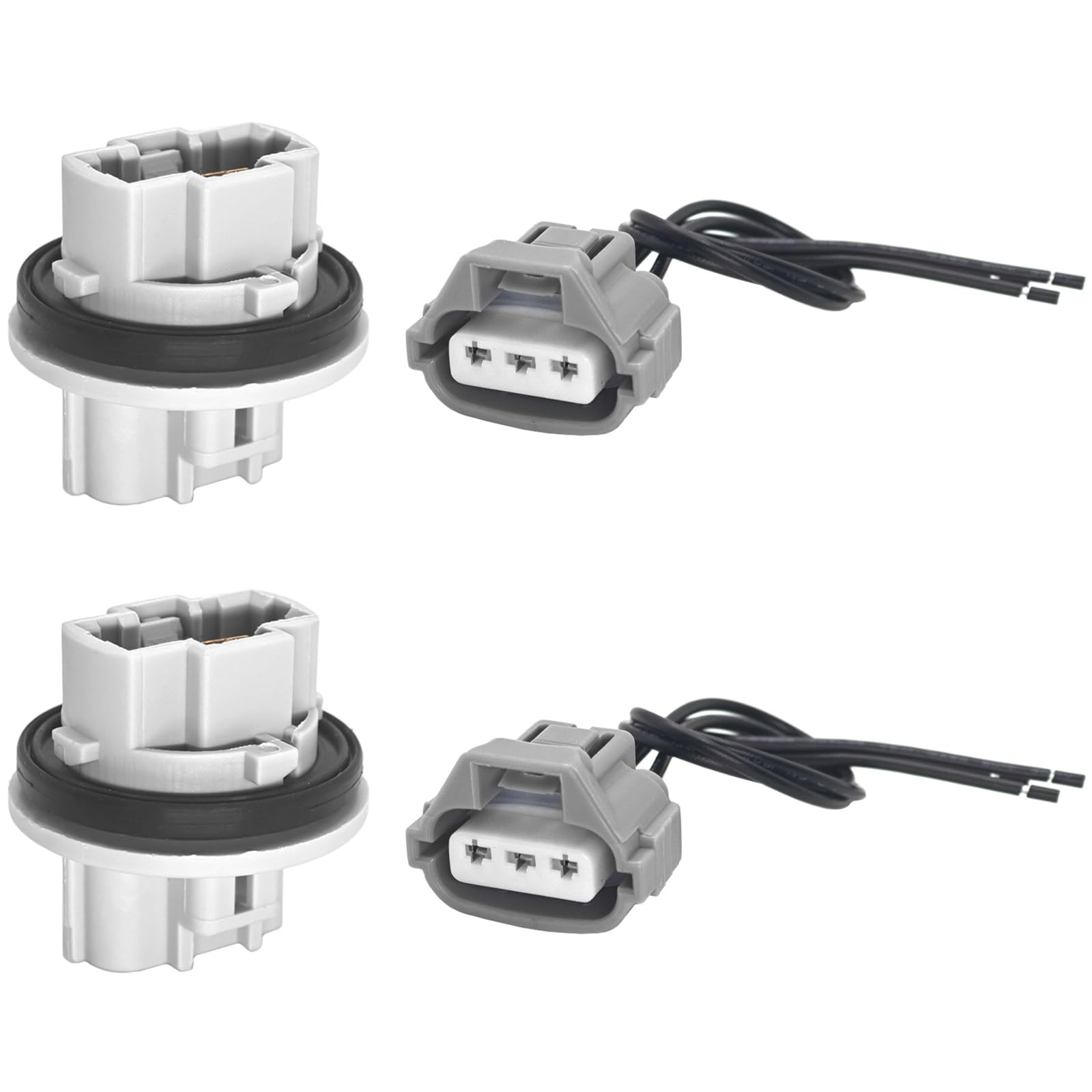 2PCS 90075-60060 Front Turn Signal Light Bulb Socket & Connector Plug...