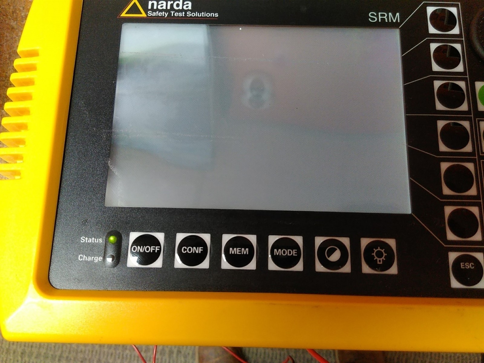 Defective Narda SRM-3000 100kHz - 3GHz Basic Unit Radiation Meter AS-IS