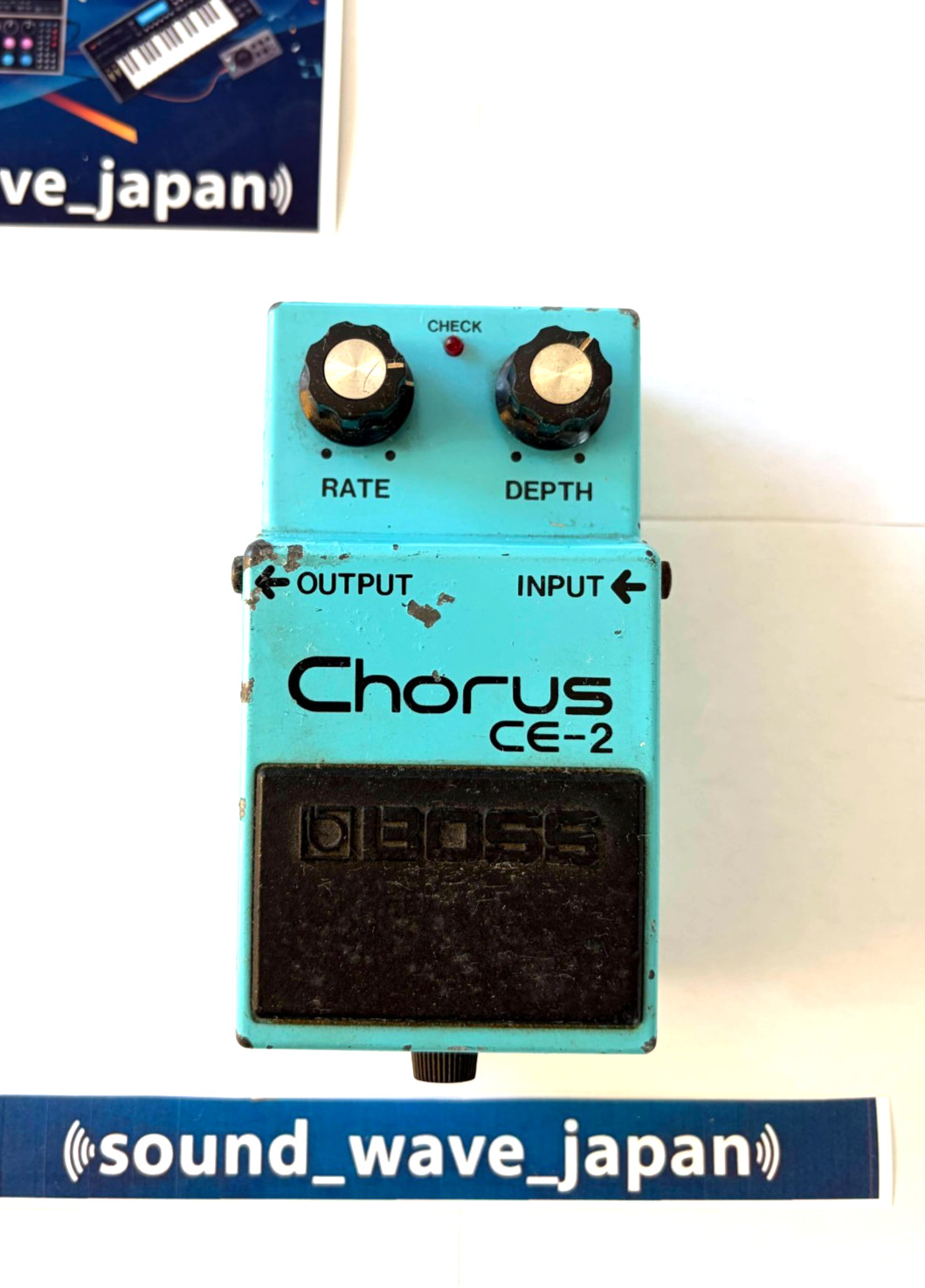 BOSS CE-2 Chorus MIJ Black Label Nov 1981 Vintage Guitar Pedal maid in Japan