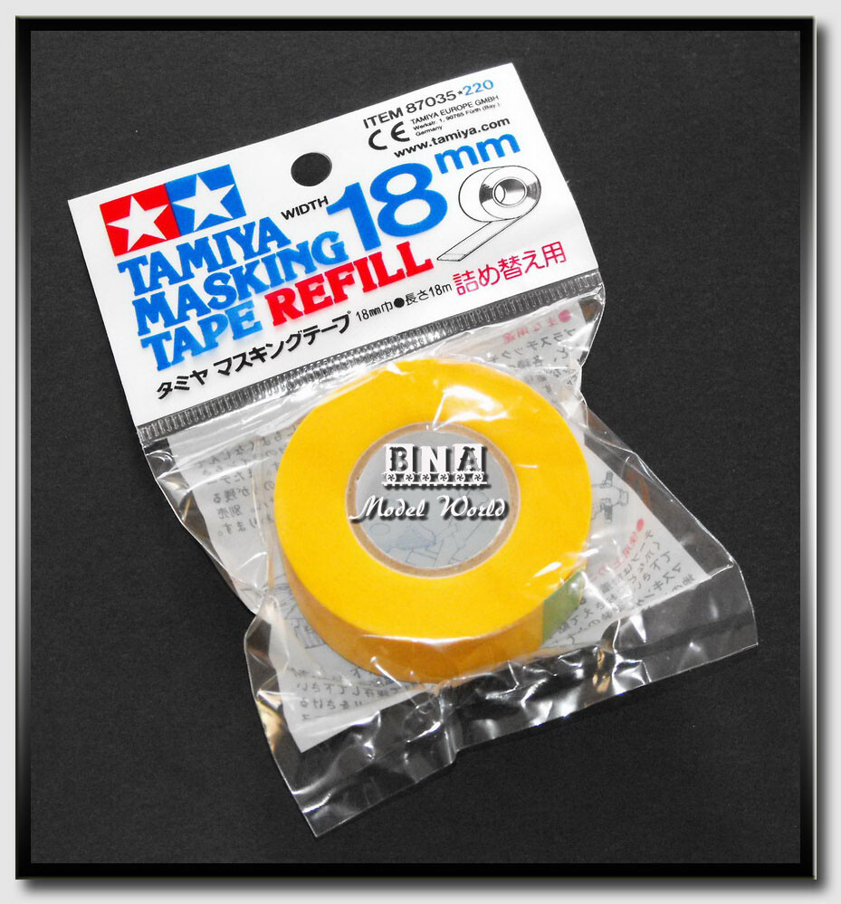 Tamiya Tools - Masking Tape Refill Width 18mm (Length 18m)