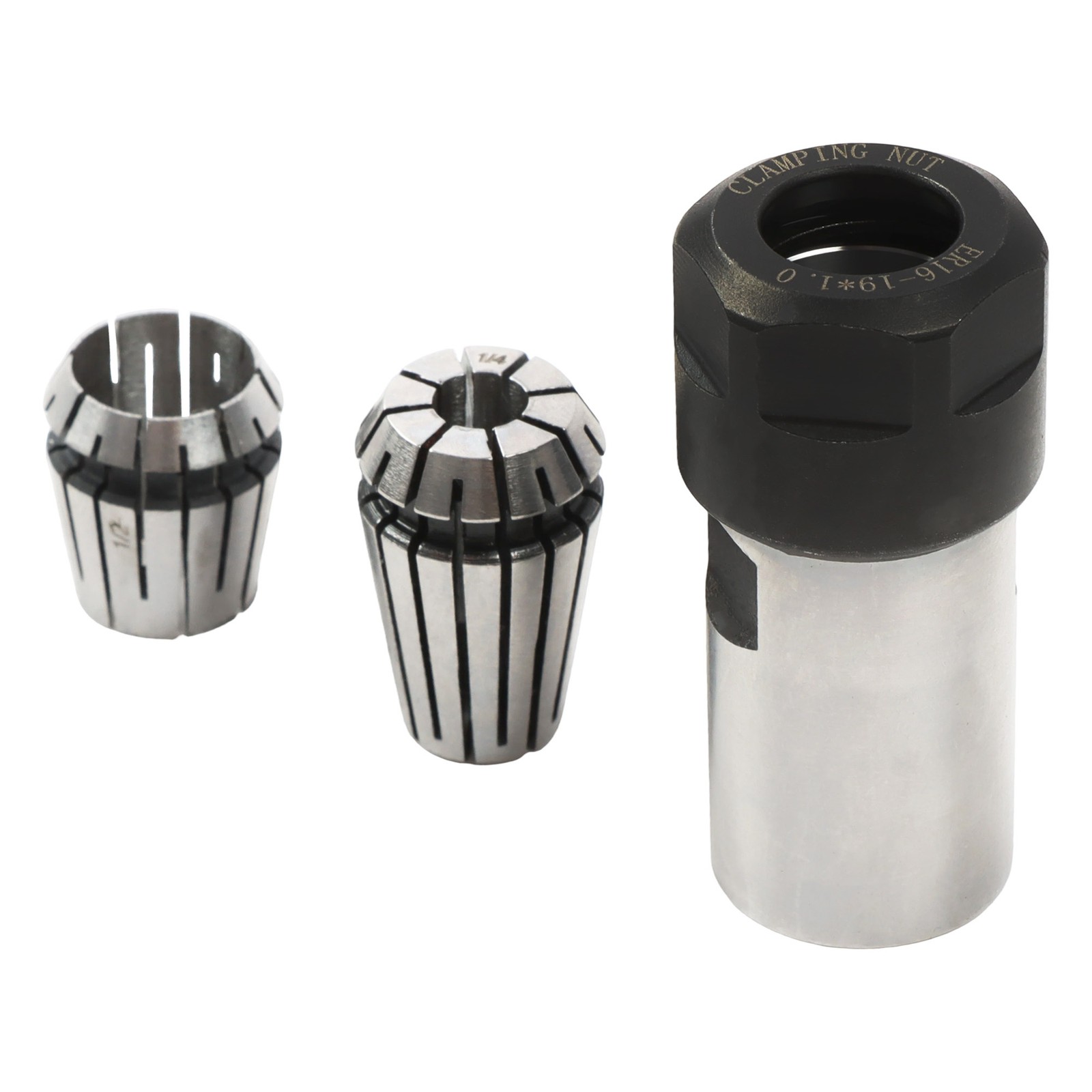5/8-11 Thread Angle Grinder Extension Shaft Set w/ 1/4" & 1/2" Collets 3Pack
