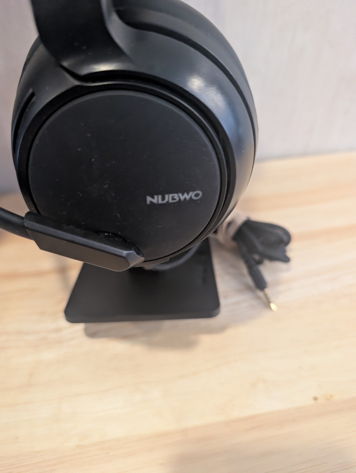 Nubwo N12 Gaming Headset With Fold-Down mic- Black