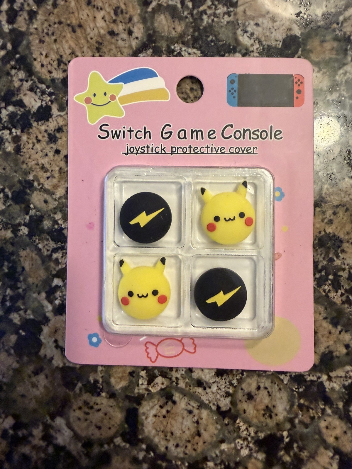 Pikachu Nintendo Switch Thumb Grips