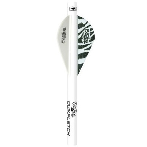 Bohning QuikFletch Shrink True Fletch White Tiger Blazer 6k Bulk 101001WT 20045