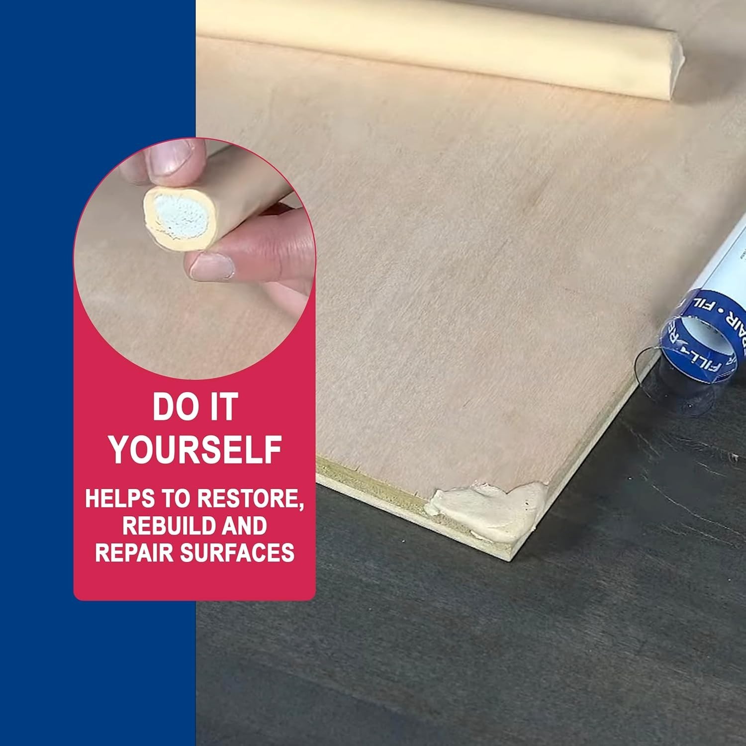 Mohawk Epoxy Putty Stick - Beige - Quick Cure for Wood & Surface Repairs