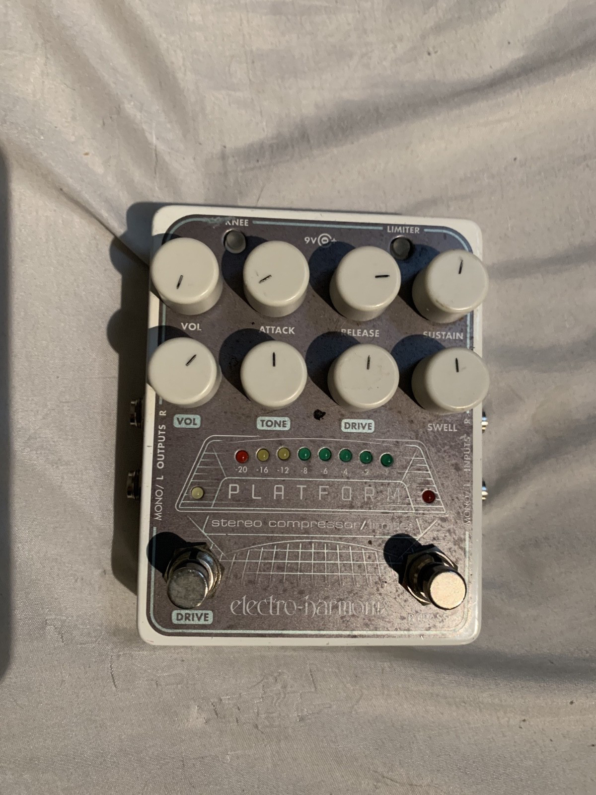 Used Electro-Harmonix EHX Platform Stereo Compressor/Limiter Guitar Effect Pedal