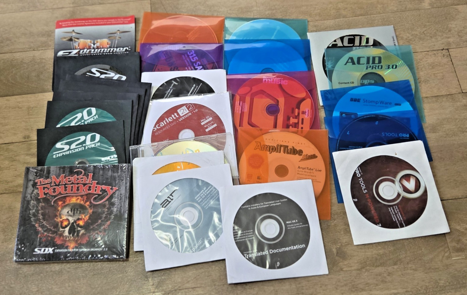 Toontrack Sonic Foundry Loops Acid Pro EZ  Superior Drummer SDX Metal CD Program