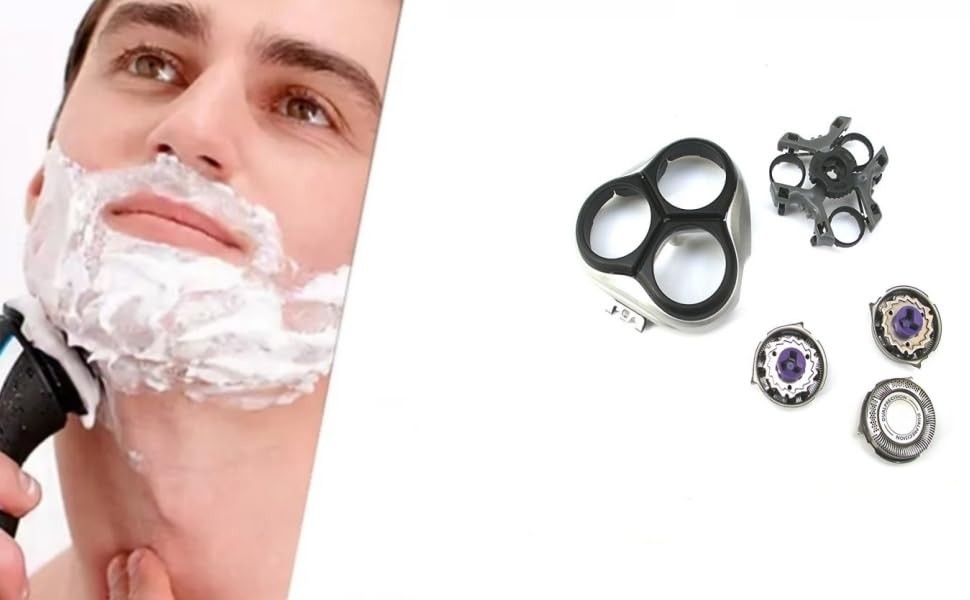 2025 Full Complete HQ8 Replacement Shaver Head Compatible with Norelco...