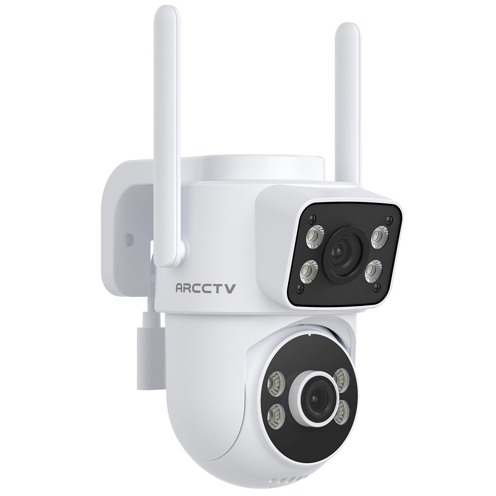 ARCCTV 4MP Security Camera Outdoor Wireless WiFi PTZ Home Dual Lens Camera Home