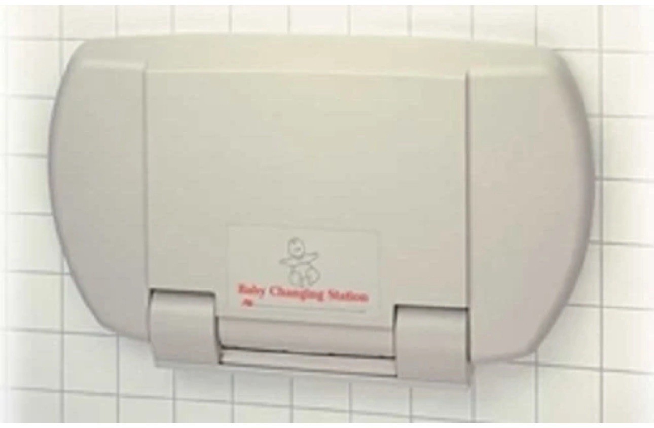 New "Open-Box" ASI 9012 Baby Changing Station Horizontal