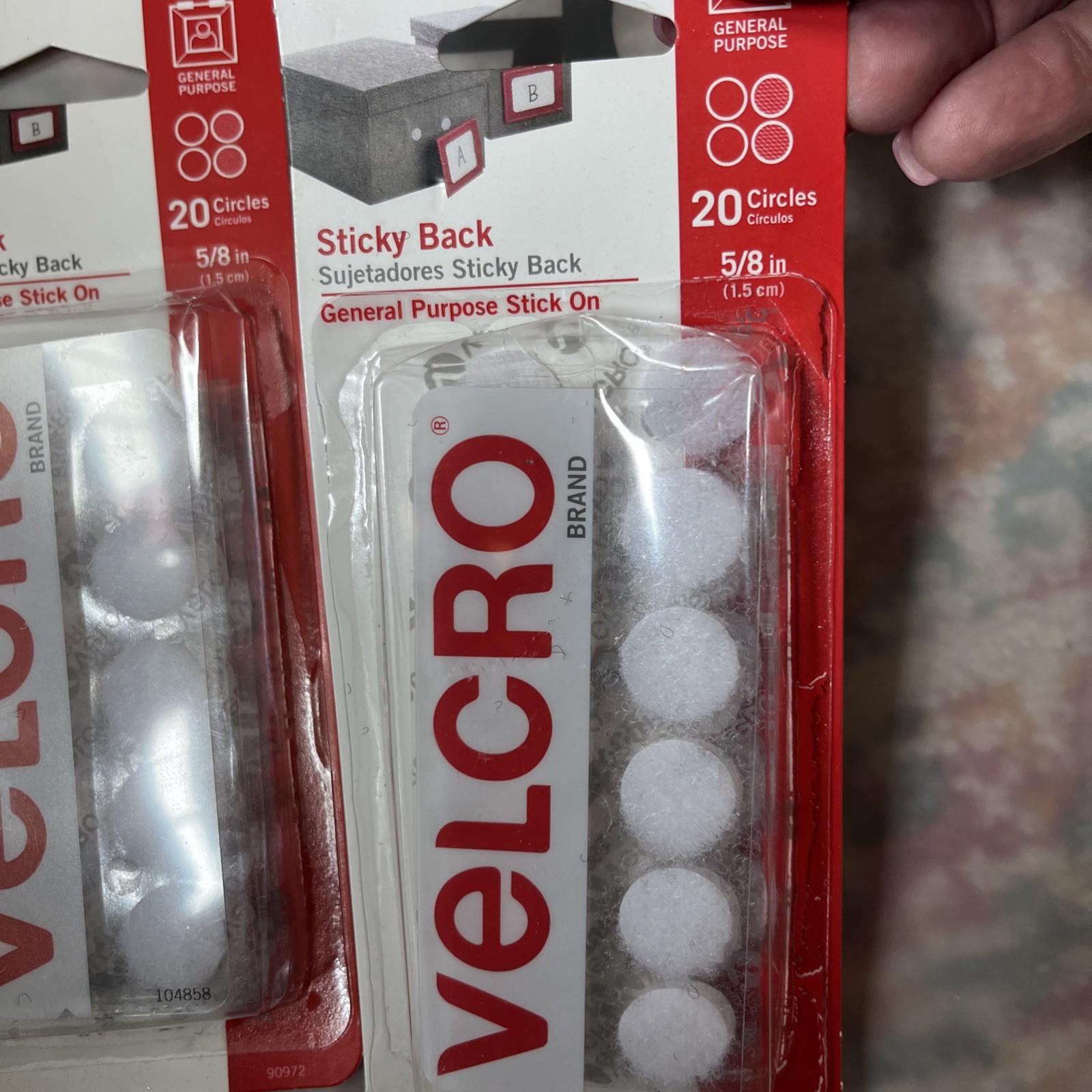 velcro lot- assorted 7 packages NEW