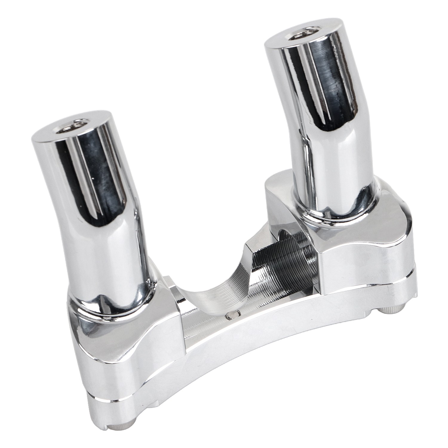 3.5" Pullback Aluminum Handlebar Riser Top Clamp For Harley Dyna Fat Boy FLSTF