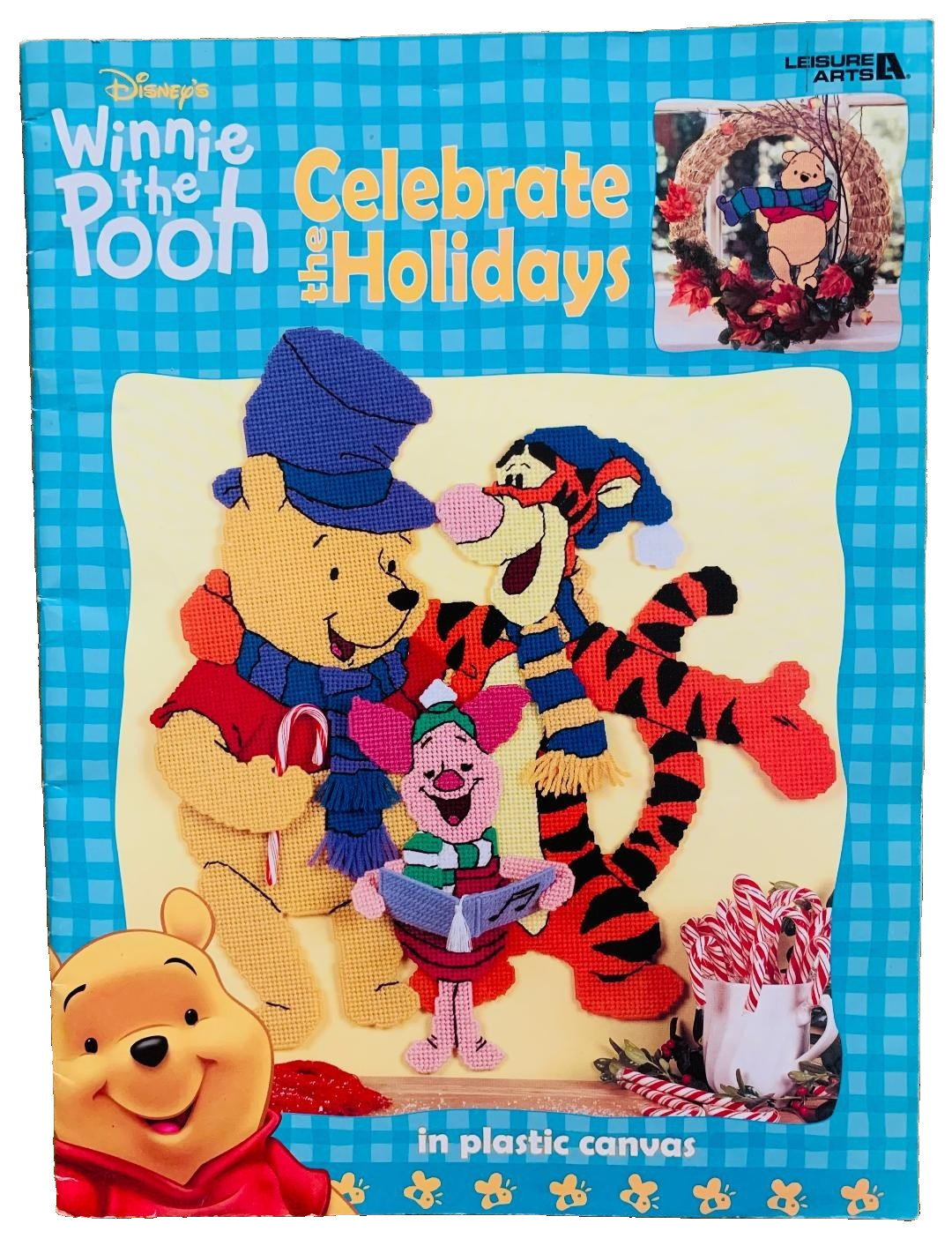 Winnie the Pooh Celebrate the Holidays Plastic Canvas Pattern Book Leisure Arts