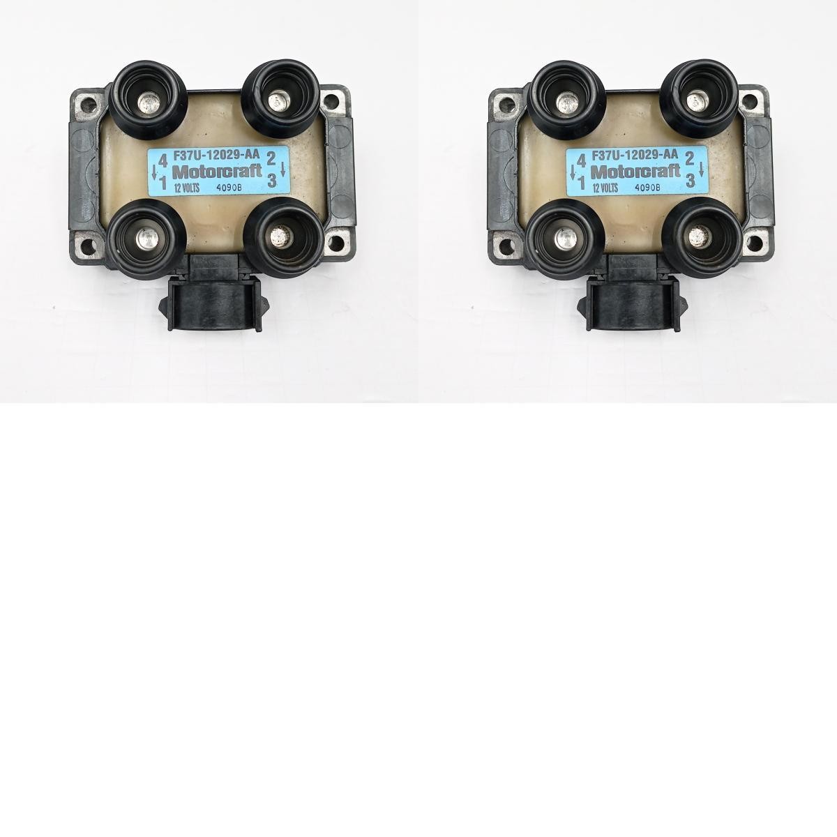 OEM F37U-12029-AA Ignition Coil Pack of 2 for Mazda Ford Lincoln Mercury 88-03