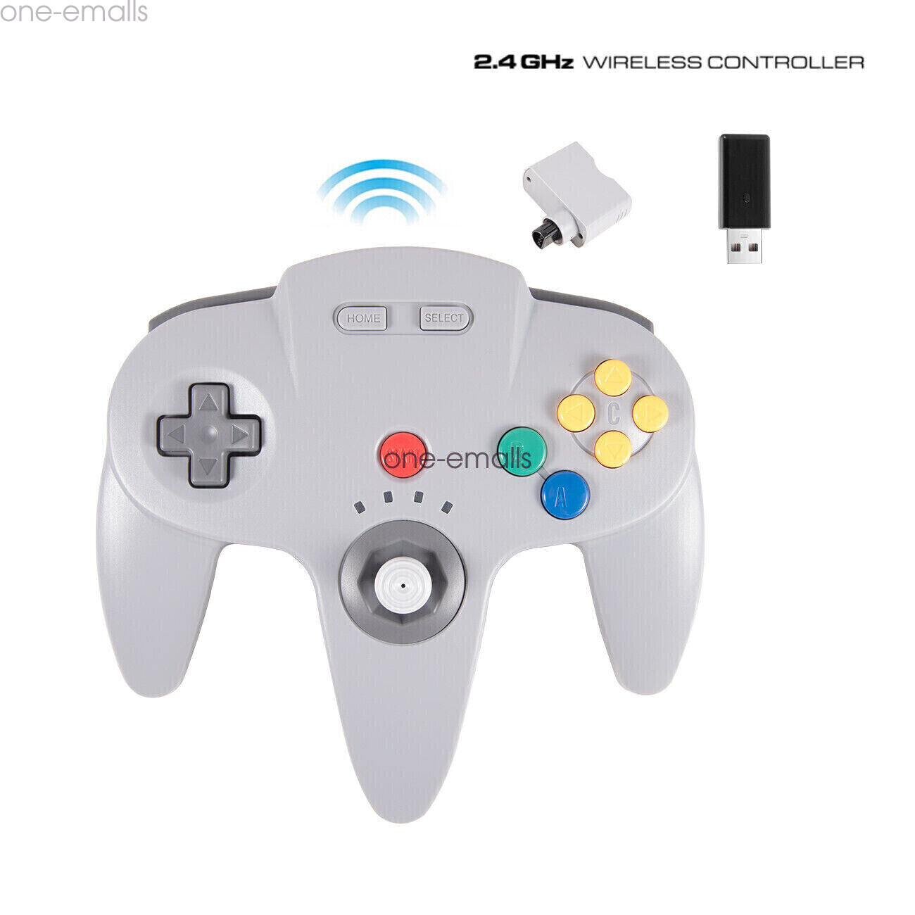 Wireless N64 Controller for Nintendo 64 Console/ Switch Mac Windows Rechargeable