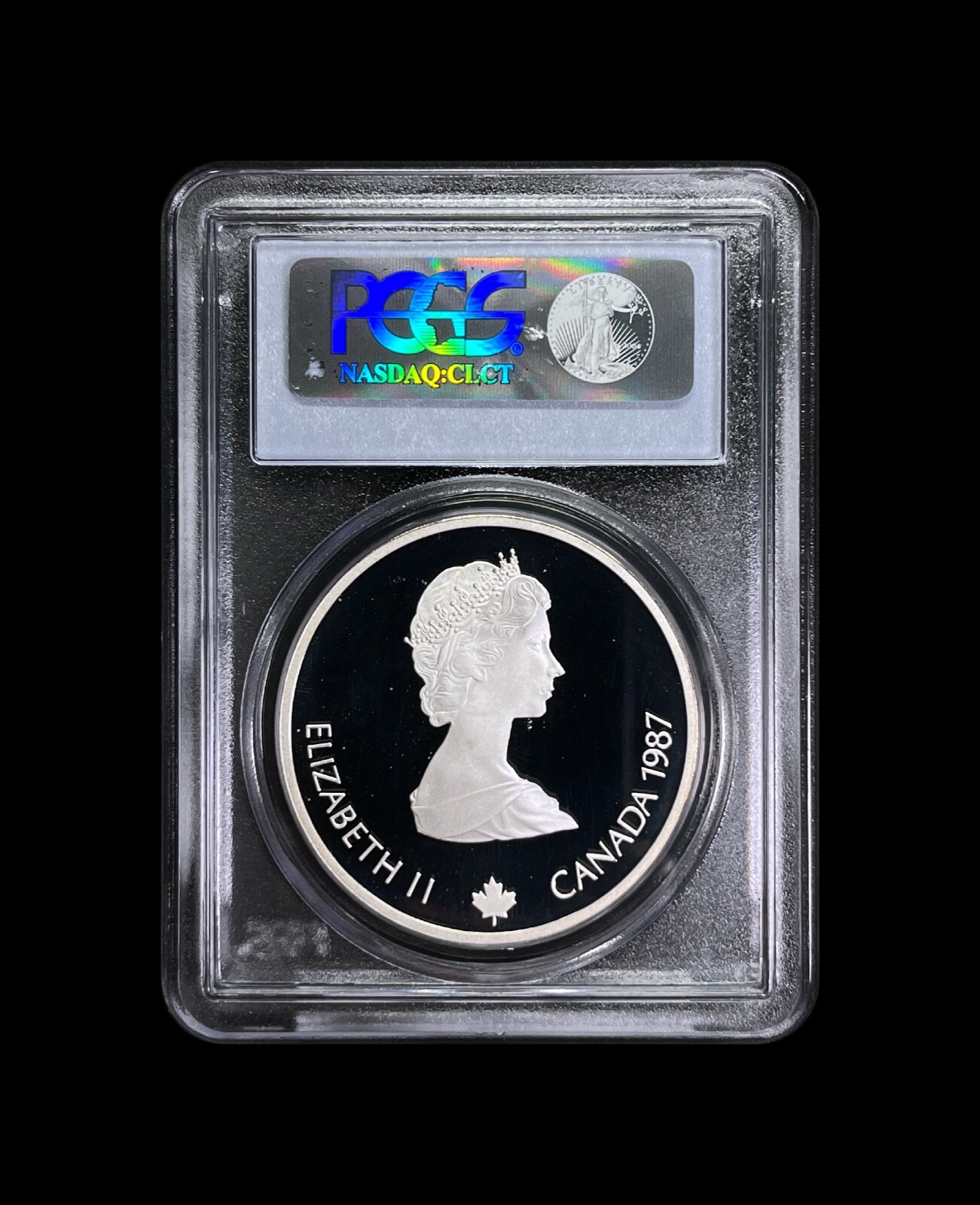 CANADA. 1987, 20 Dollars, Silver - PCGS PR69 - Top Pop 🥇 Olympics, Bobsleigh 35