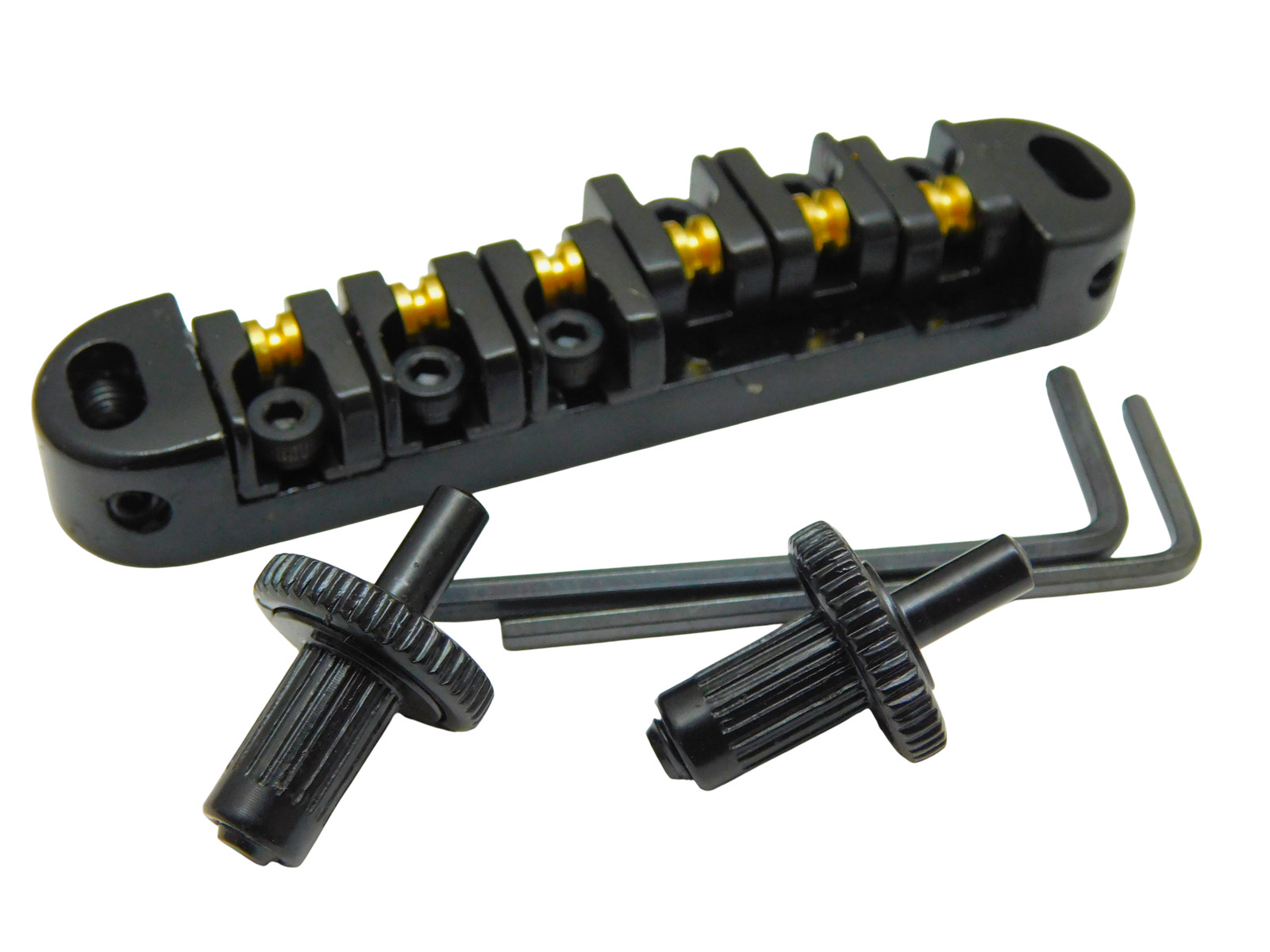 LOCKING ROLLER Bridge Gibson Les Paul Guitar-Black Small Post