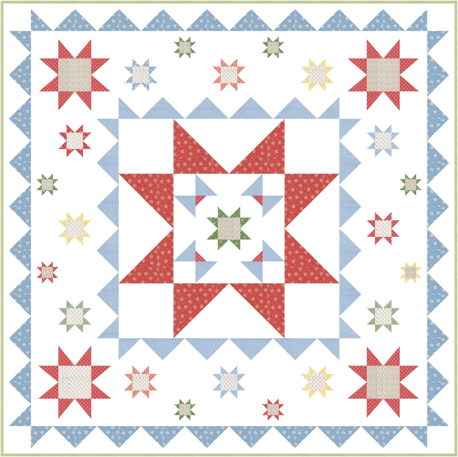 EMMA'S STAR Quilt Pattern Pastry Shop Quilts