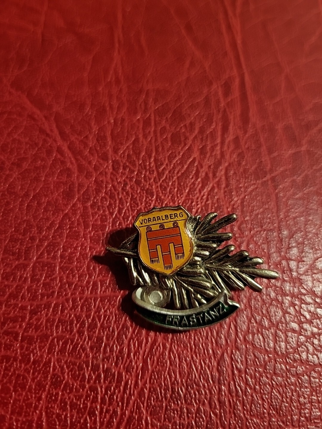 Pin hatpin hiking pin brooch Vorarlberg Frastanz