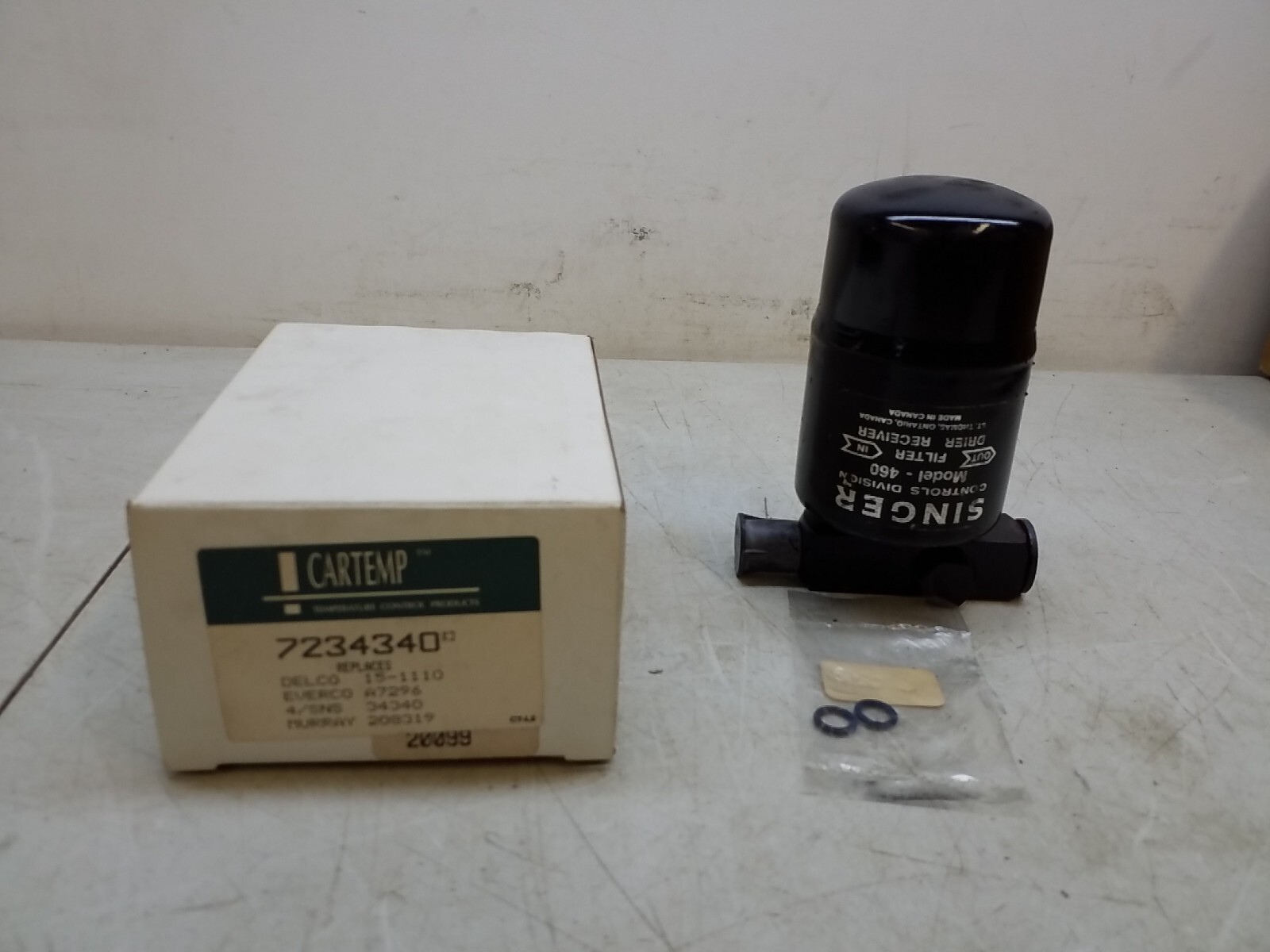 7234340 Singer Drier Receiver Made In Canada A7296 Cartemp 7234340