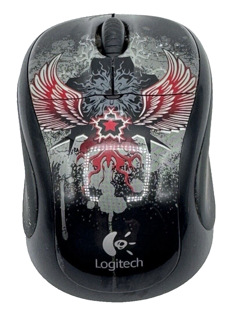 Logitech M305 Wireless BLACK TABOO Optical Computer Mouse No Dongle Receiver