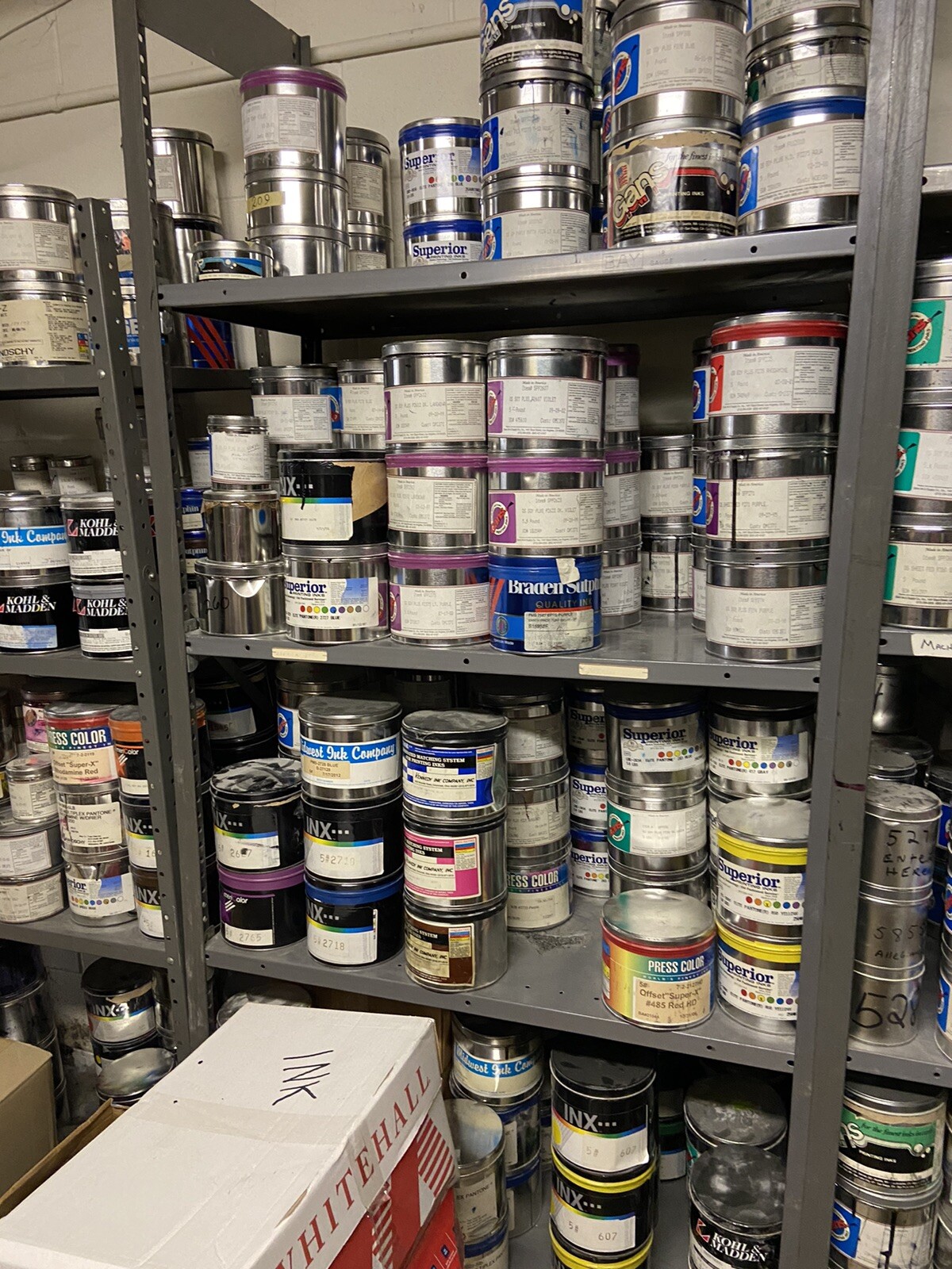 Pick Your Color Pantone Offset Printing Ink -- 5 lb. can "Oil Base