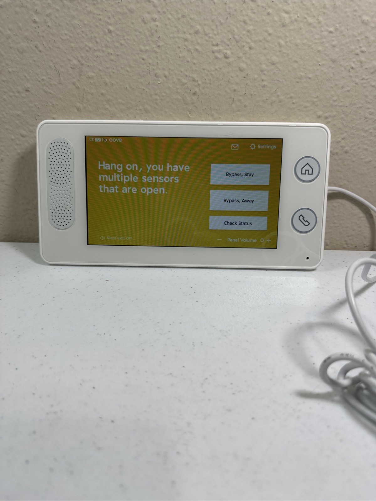 Cove White Wireless Home Security System Professional Protect Touchscreen Panel