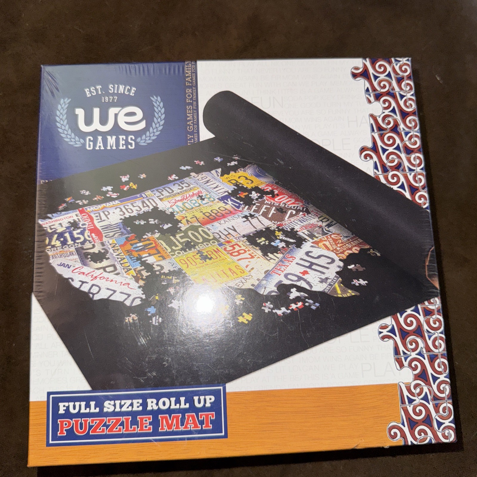 PUZZLE MAT Full Size Roll Up Jigsaw Portable Work Surface 36" x 30" WE Games