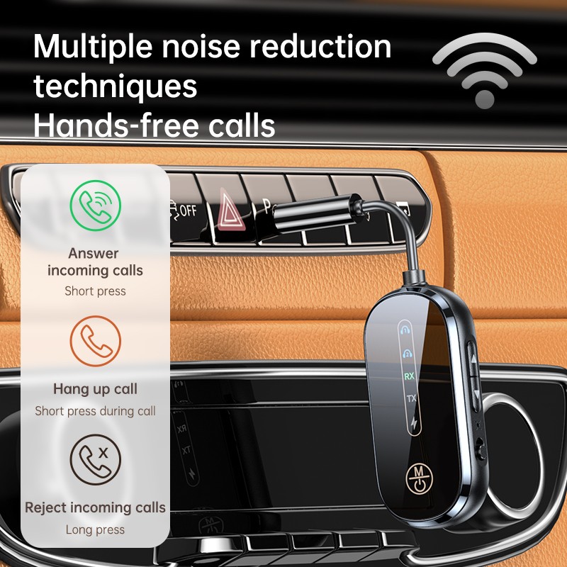 Bluetooth-Compatible 5.4 Audio Adapter Bluetooth-Compatible Receive Send 2-in-1