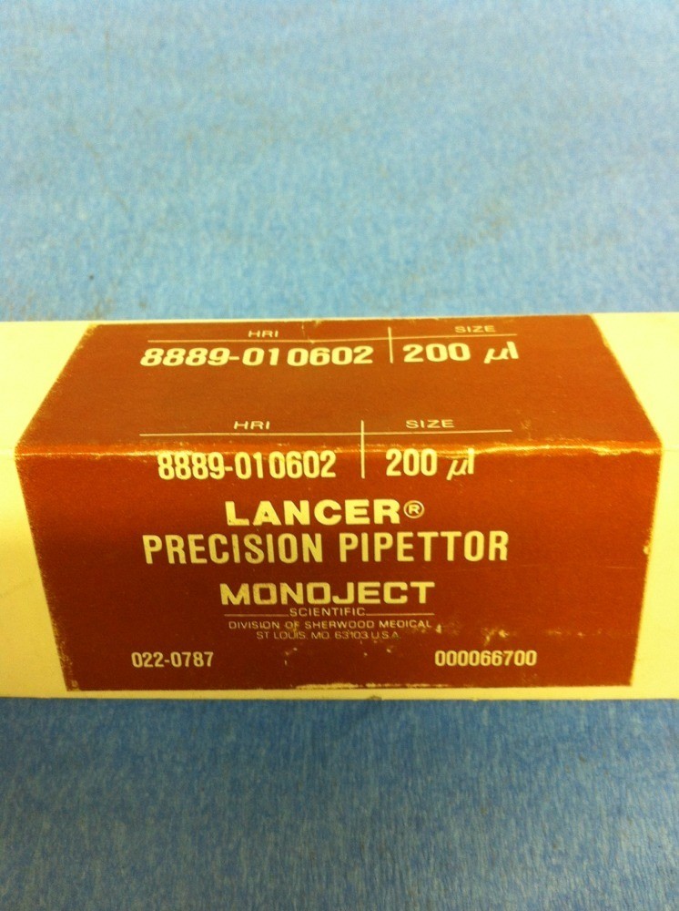 NEW LANCER Precision Pipettor 200 uL Automatic Pipette