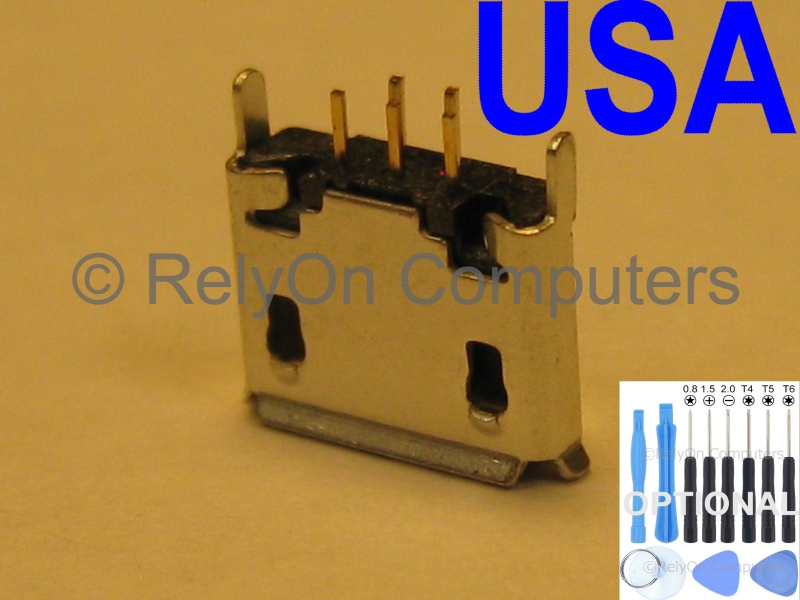 Micro USB Charging Port Charger Connector for JBL PULSE Bluetooth Speaker USA