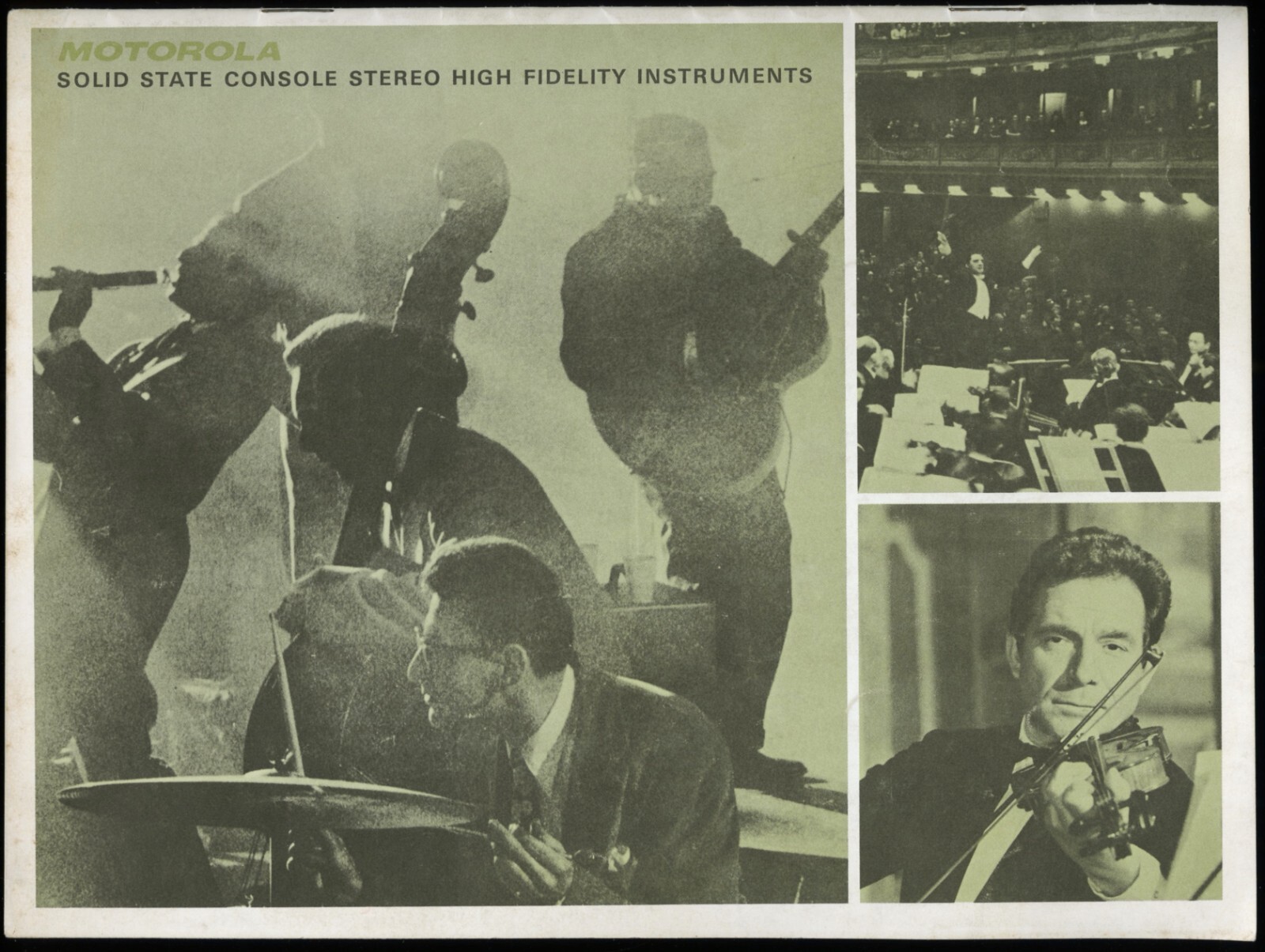 1960s MOTOROLA SOLID STATE CONSOLE STEREO HIGH FIDELITY INSTRUMENTS CATALOG