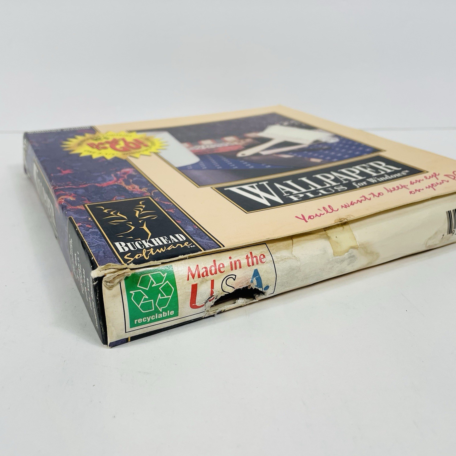 Wallpaper Plus for Windows BIG BOX PC, 1994 3.5" Windows Diskette
