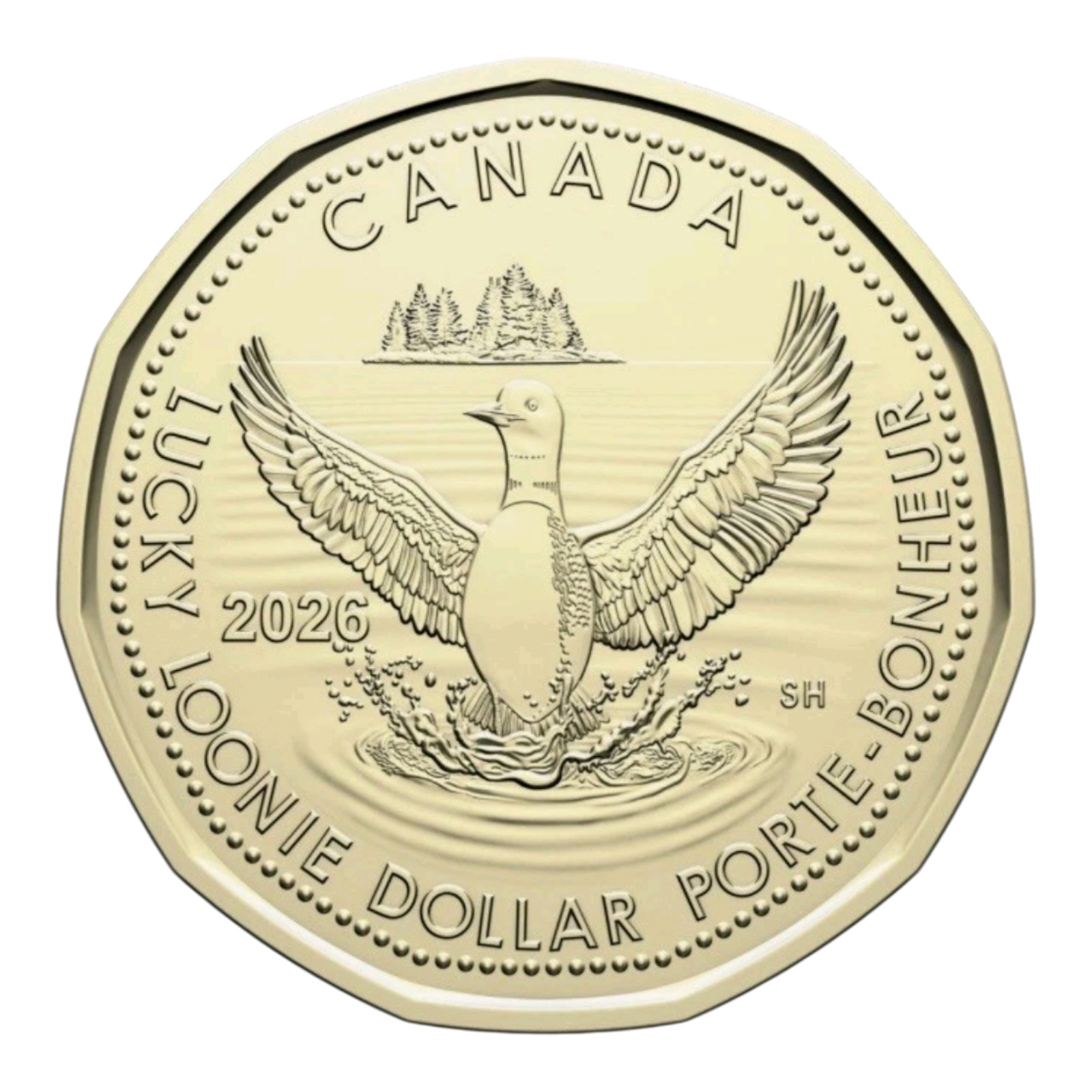 Canada 2026 Lucky BU UNC Uncirculated Loonie!!