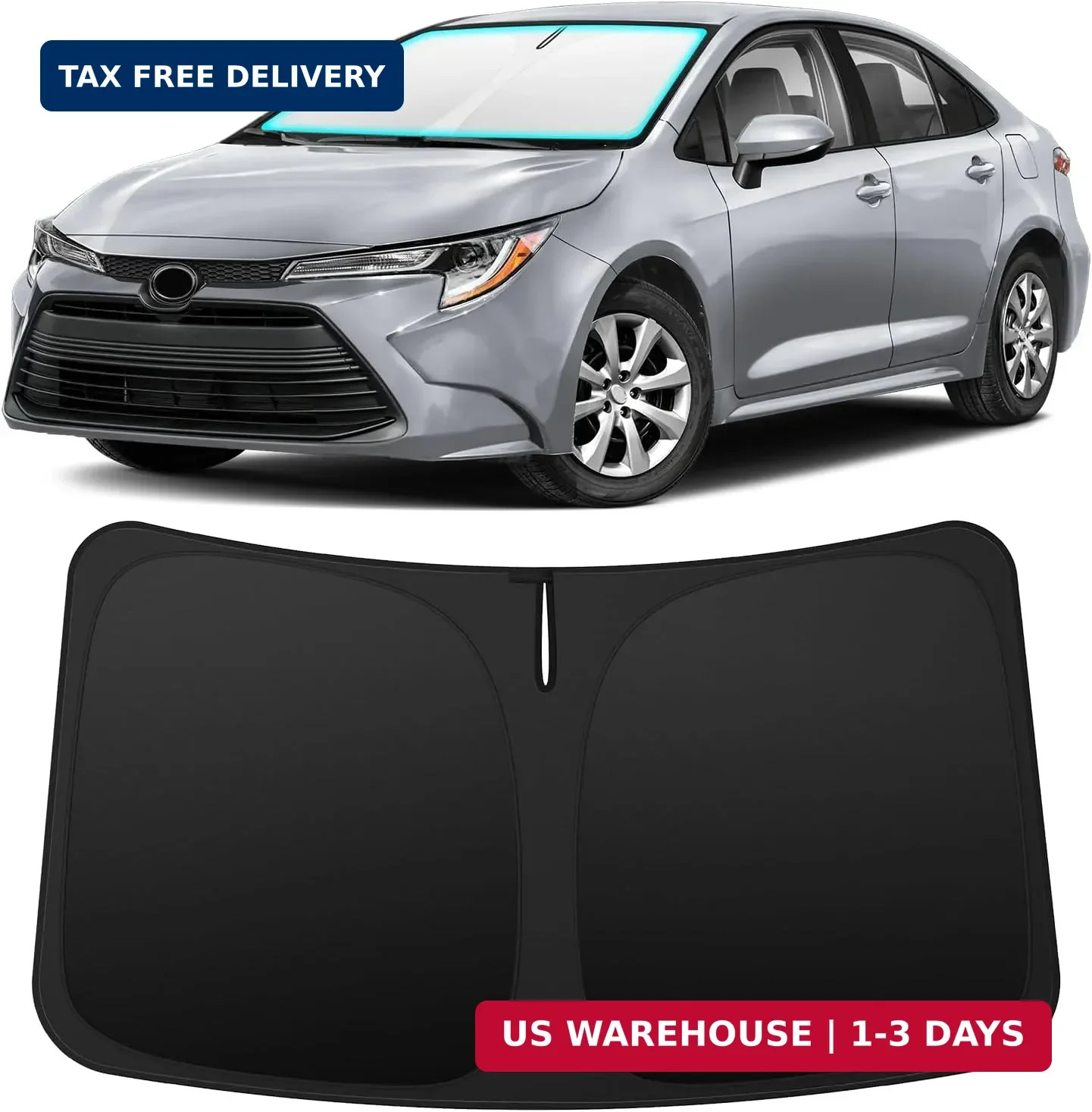 INSAUTO Custom Fit Windshield Sun Shade Accessories for Toyota Corolla 2020-2026
