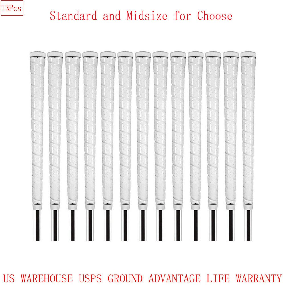 Golf Grip Golf Club Grip The Wrap High-tack Rubber Durability Grip White